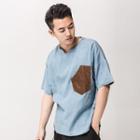 Patched Short-sleeved T-shirt