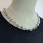 Knotted Chain Necklace Silver - One Size