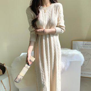 Twist Midi Sweater Dress
