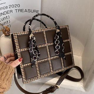 Houndstooth Hand Bag