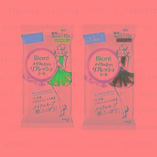 Kao - Biore Makeup Remover Sheet 12 Pcs - 2 Types