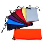 Plain Drawstring Glasses Pouch