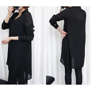 Long-sleeve Shirt / Camisole / Set