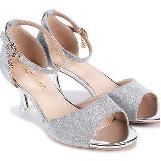 High-heel Peep-toe Ankle Strap Sandals
