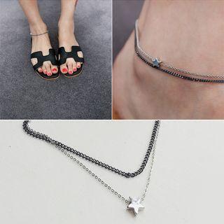 Star Layered Anklet