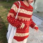 Dotted Pattern Sweater