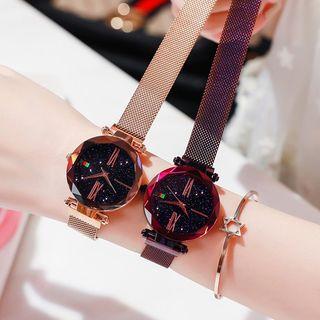 Metal Strap Watch / Star Bangle / Set