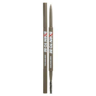 Apieu - Born To Be Madproof Skinny Brow Pencil - 4 Colors #04 Ash Brown