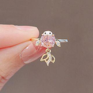 Rhinestone Goldfish Bracelet Ly2221 - Pink - One Size