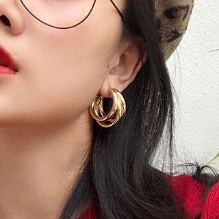 Multi-circle Earring As Shown In Figure - One Size