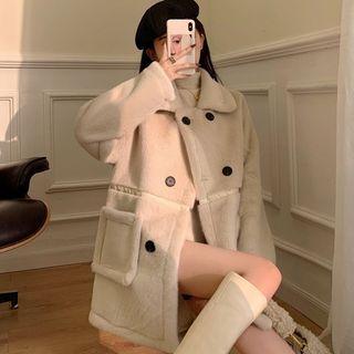 Plain Fluffy Coat