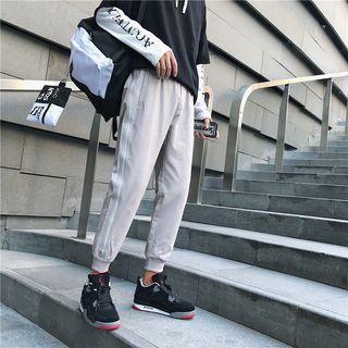 Zipper Accent Jogger Pants