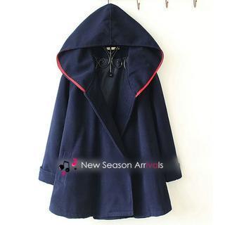 Hooded Cape Jacket