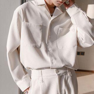 Long-sleeve Shirt / Straight Leg Shorts