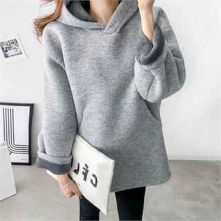 Kangaroo-pocket Thick Hoodie