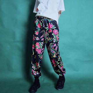 Flower Print Sweatpants