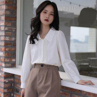 V-neck Shirt Off-white - One Size