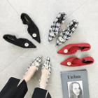 Woven Cloth Pointed Shoes