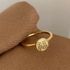 Chinese Characters Alloy Ring