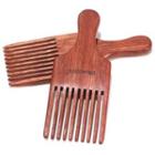 Wooden Hair Comb Bluezoo Logo - Brown - One Size