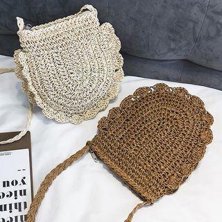 Woven Crossbody Pouch