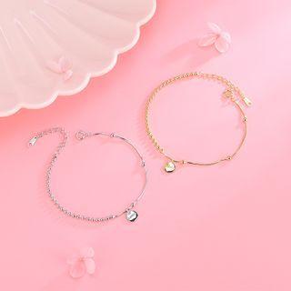 925 Sterling Silver Lucky Lettering Bracelet