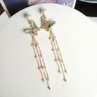 Butterfly Fringed Ear Stud