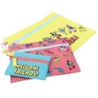 Mickey Mouse Pouch Set (3 Pieces) One Size