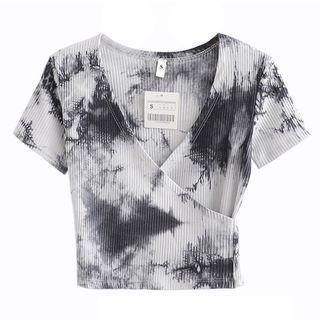 Short-sleeve Dye Print T-shirt