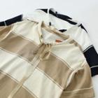 Stripe Bow Short-sleeve T-shirt Dress