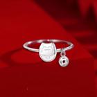 Fortune Cat Sterling Silver Ring 1pc - Silver - One Size
