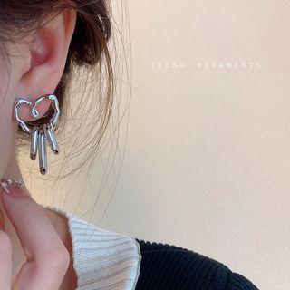 Melting Heart Asymmetrical Alloy Earring