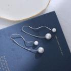 Faux Pearl Threader Earring 1 Pair - Faux Pearl Threader Earring - One Size