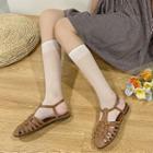 Ankle-strap Flat Gladiator Sandals