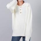 Polo Sweater White - One Size