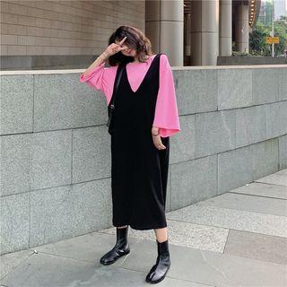 Bell-sleeve T-shirt / Sleeveless Dress
