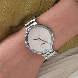 Alloy Bracelet Watch A106 - Silver - One Size