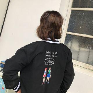 Printed Back Jacket