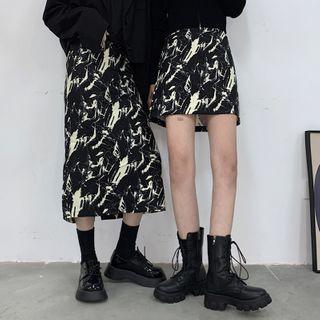 Print Mini Skirt / Midi Skirt