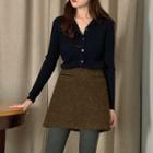 Welt-pocket Mini A-line Skirt