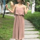 Strappy Mock Two Piece Jumpsuit
