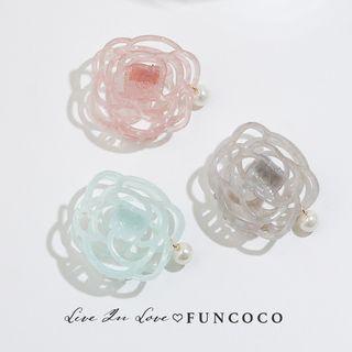 Hollow Out Rose Hair Claw