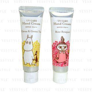 Moomin - Uv Care Hand Cream Spf 20 Pa++ 30g - 2 Types