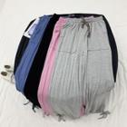 Drawstring-hem Pants