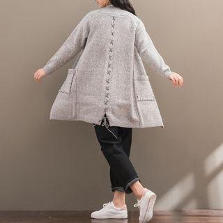 Lace Up Cardigan