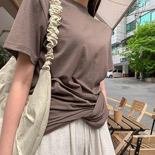 Cross-front T-shirt