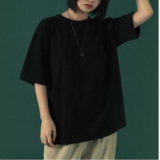 Crewneck Oversize Short-sleeve T-shirt