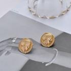 Coin Earring 1 Pair - Gold - One Size