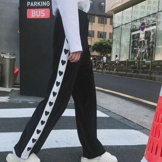 Heart Wide Leg Pants