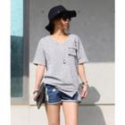 Round-neck M Lange T-shirt